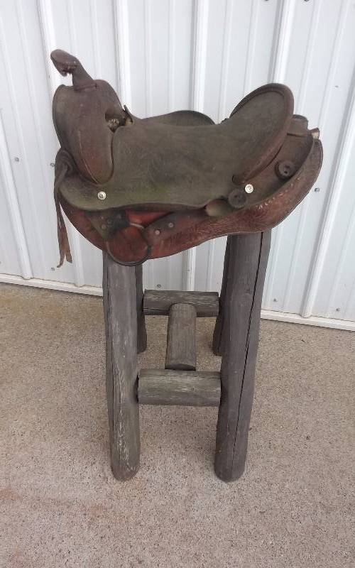 lot 43 image: Saddle Stool, 35 High, Very Fun