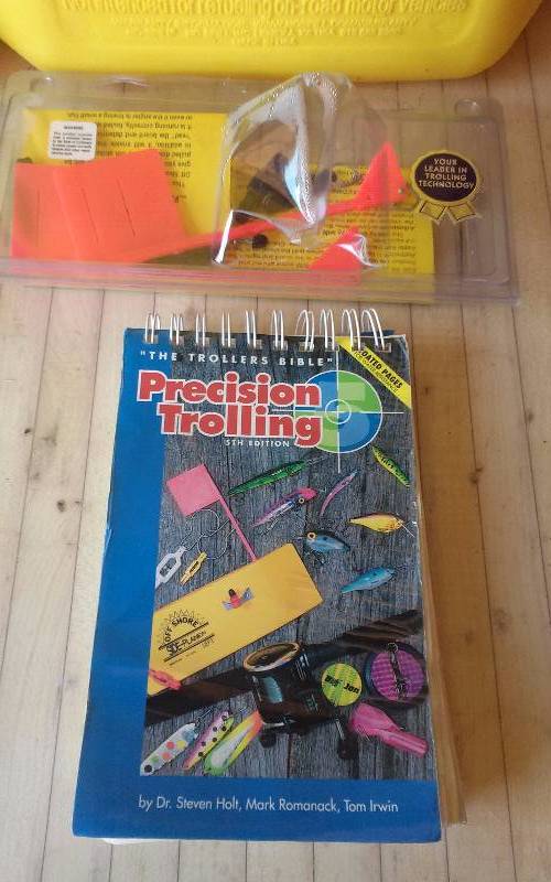lot 164 image: Fishing Planer Board (Flags only), Precision Trolling Book