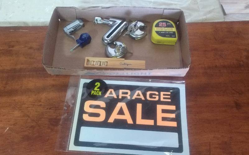 lot 235 image: Lots - Locks, Snap-On Screwdriver, Signs, etc