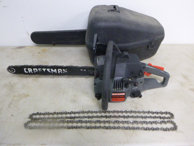 lot 18 image: Craftsman Chain Saw
