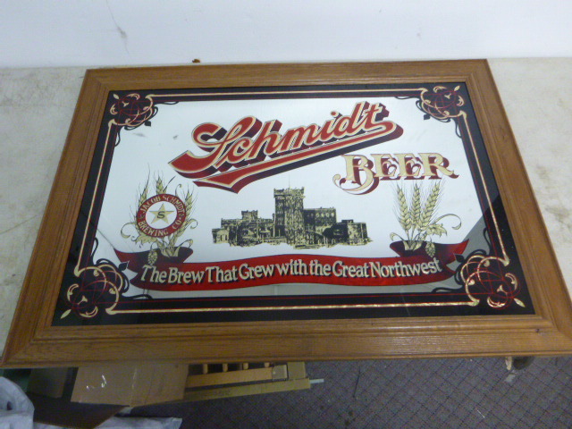 lot 28 image: Schmidt Beer Mirror