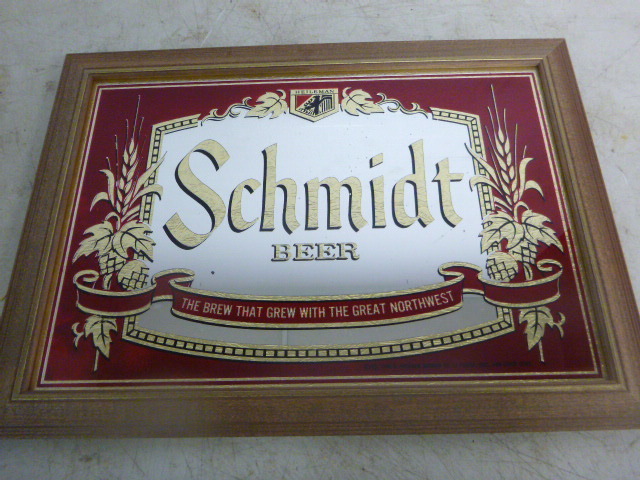 lot 30 image: Schmidt Beer Mirror