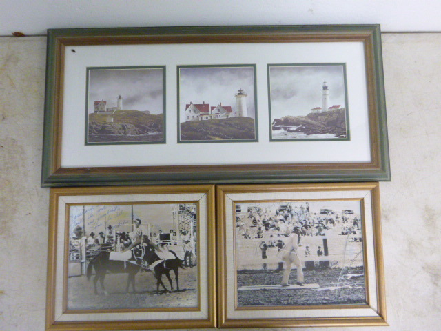 lot 15 image: 3 Framed Pictures