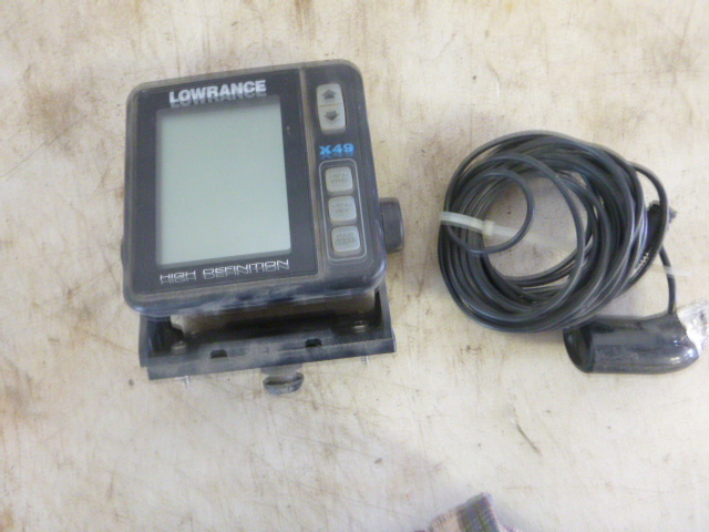 lot 42 image: LowRance X49 FishDepth Finder Transducer