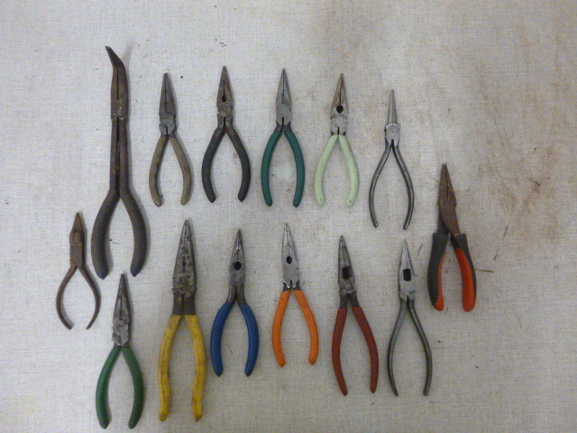 lot 159 image: 14 Needle Nose Pliers