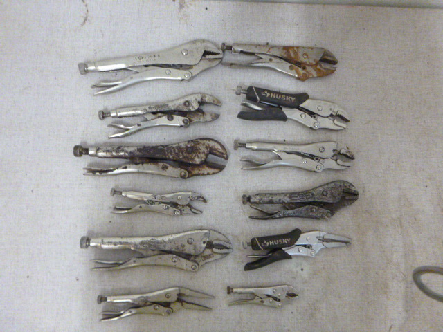 lot 193 image: Miscellaneous Vise Grips
