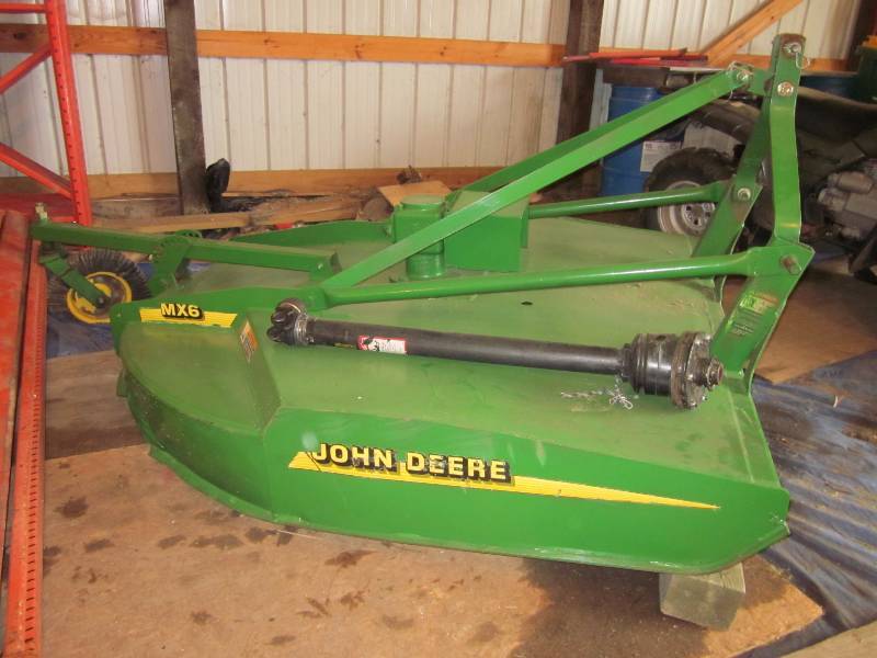 John Deere MX6 Rotary Cutter Blackduck Farm & Misc Auction KBID