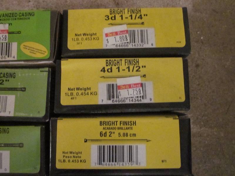 lot 39 image: 10 - 1b boxes of Nails