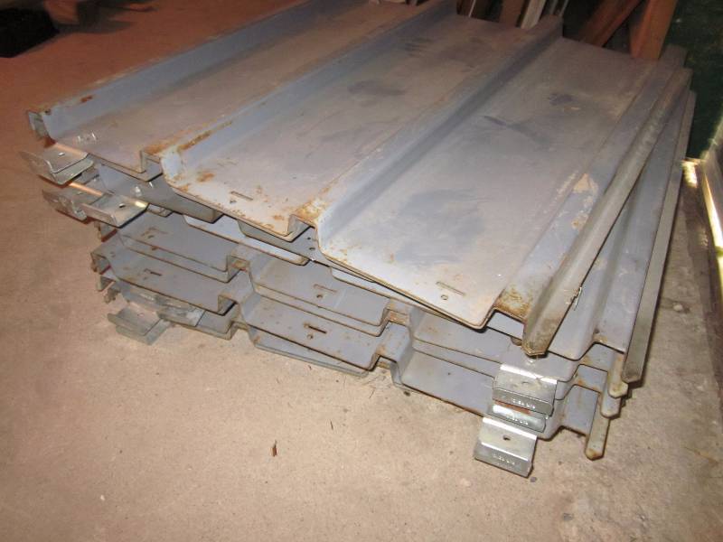lot 62 image: Steel Shelf Pieces