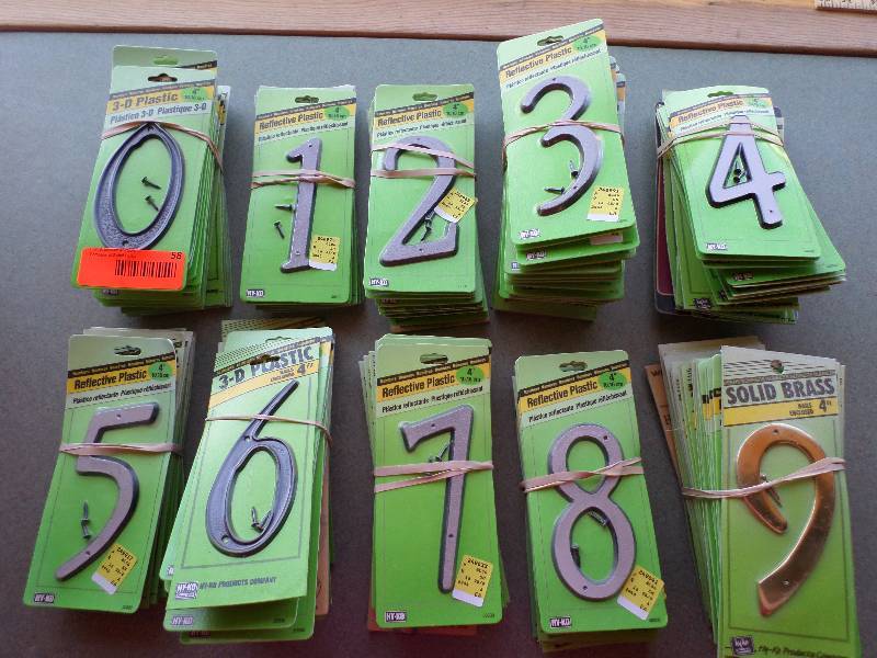 DECORATIVE NUMBERS