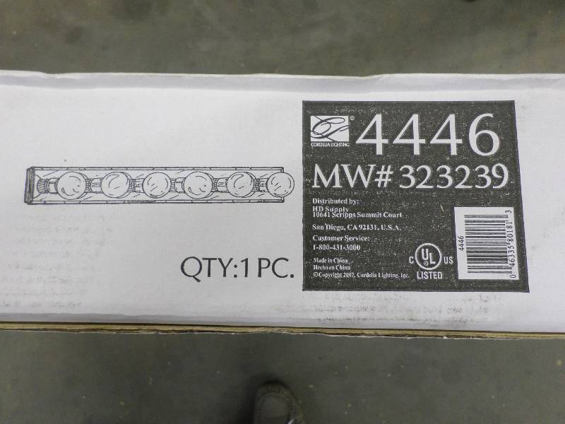6 BULB VANITY LIGHT
