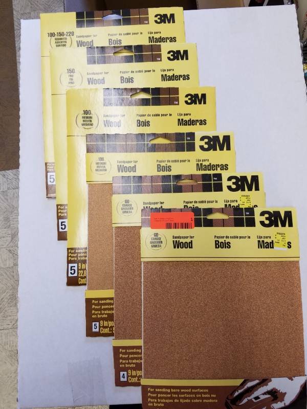3M WOOD SANDPAPER