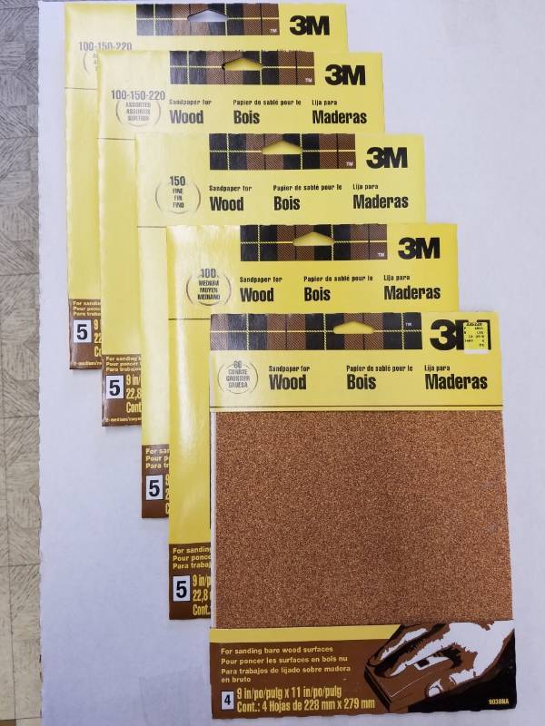 3M WOOD SANDPAPER