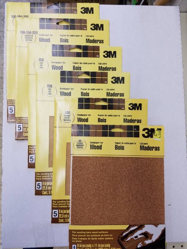 3M WOOD SANDPAPER