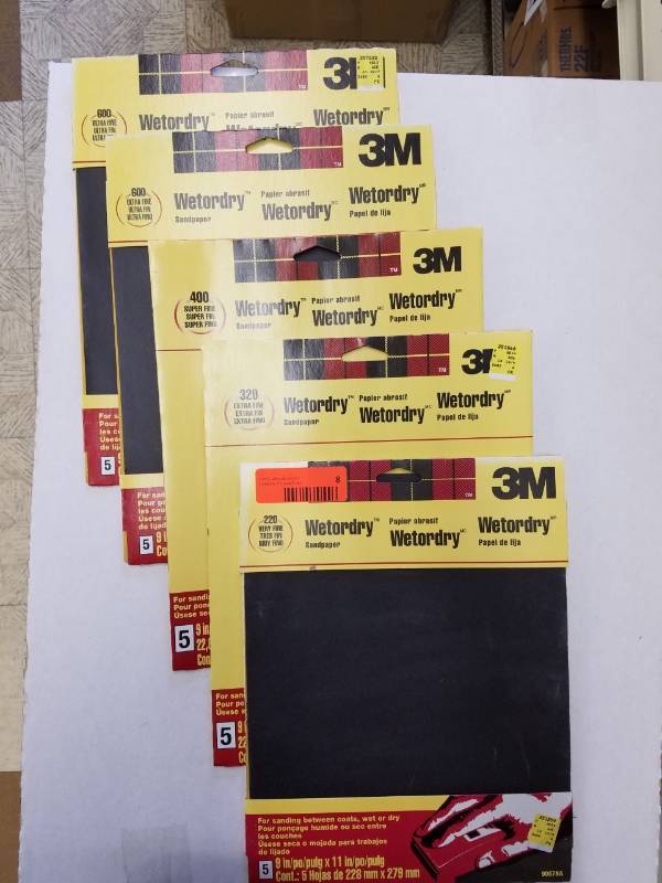 3M WETORDRY SANDPAPER