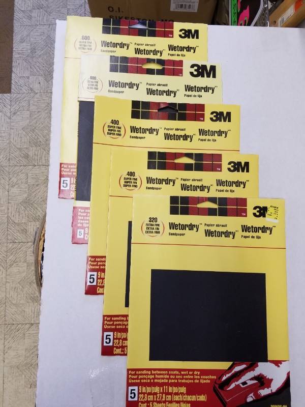 3M WETORDRY SANDPAPER