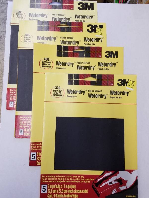 3M WETORDRY SANDPAPER