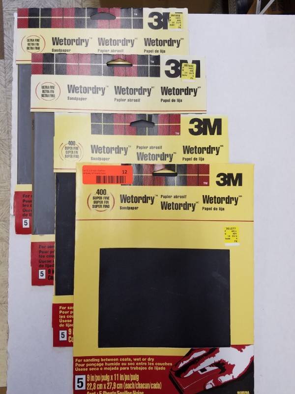 3M WETORDRY SANDPAPER