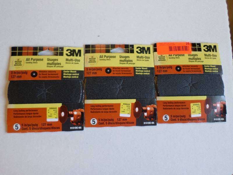 3M ALL PURPOSE SANDING DISCS