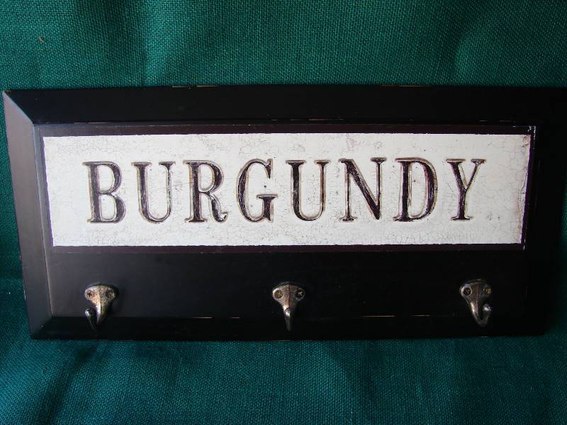 lot 151 image: BURGUNDY  - Coat Hanger