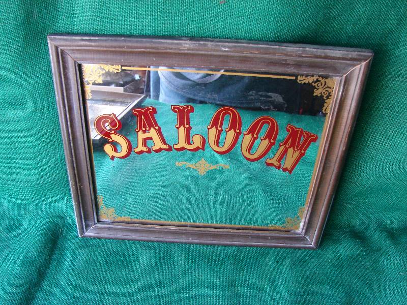 lot 152 image: Vintage SALOON Mirror.