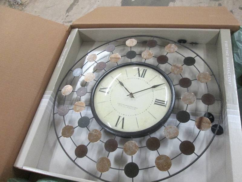 20 inch Firstime Metal Wall Clock, ...