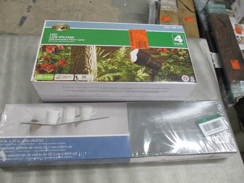 4 Pack LED Flood Lights, 6 inch Gla...