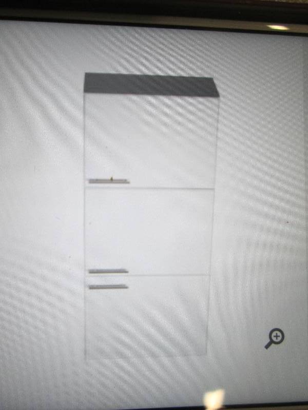 Elite 54 inch 3 Door Wall Cabinet i...