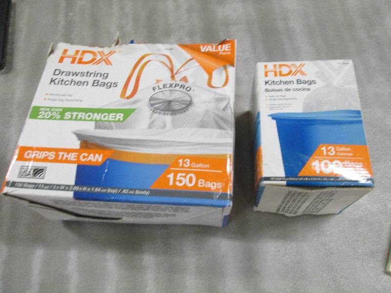 HDX 13 Gallon Kitchen  Bags- 150 Dr...