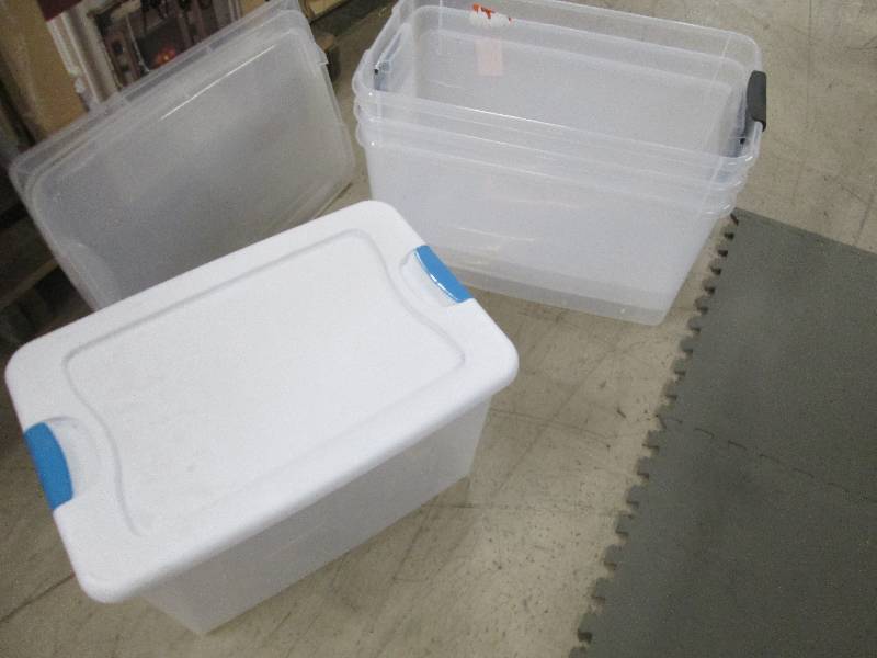 Lot of 3 Sterilite 70 Qt. Ultra Sto...