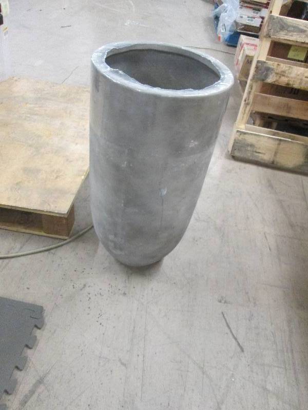 25.5 inch Tall Crucible Planter Cem...