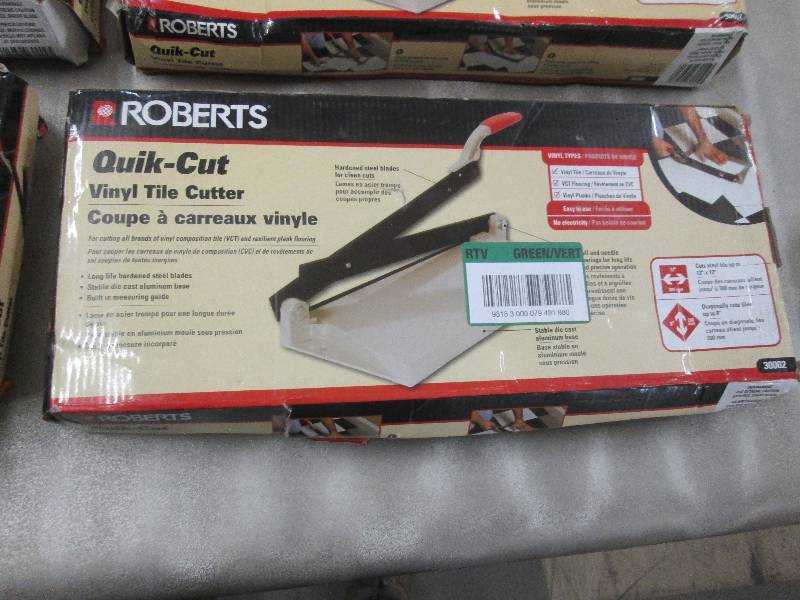 Roberts 12 in. Quik-Cut Vinyl Tile ...
