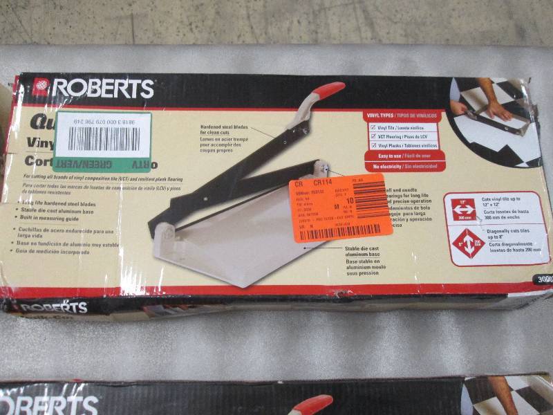 Roberts 12 in. Quik-Cut Vinyl Tile ...