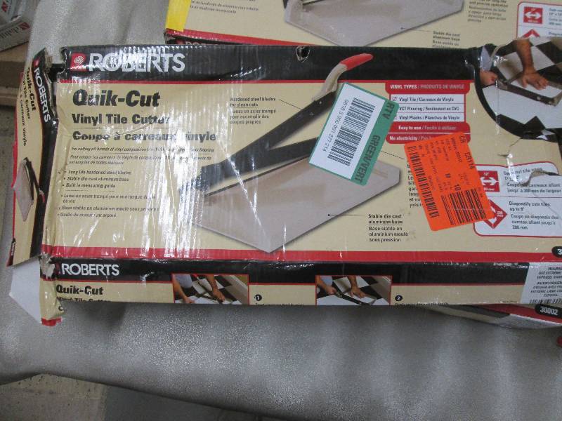 Roberts 12 in. Quik-Cut Vinyl Tile ...