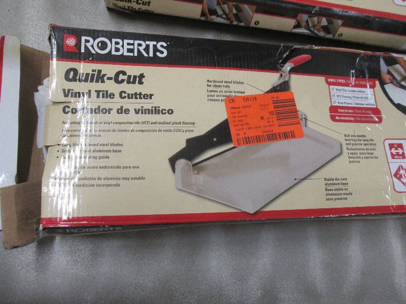 Roberts 12 in. Quik-Cut Vinyl Tile ...