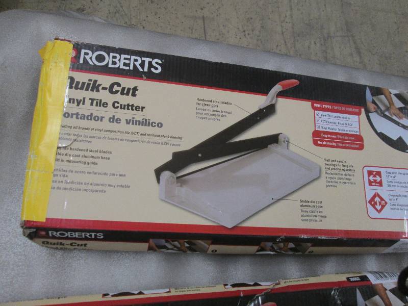 Roberts 12 in. Quik-Cut Vinyl Tile ...