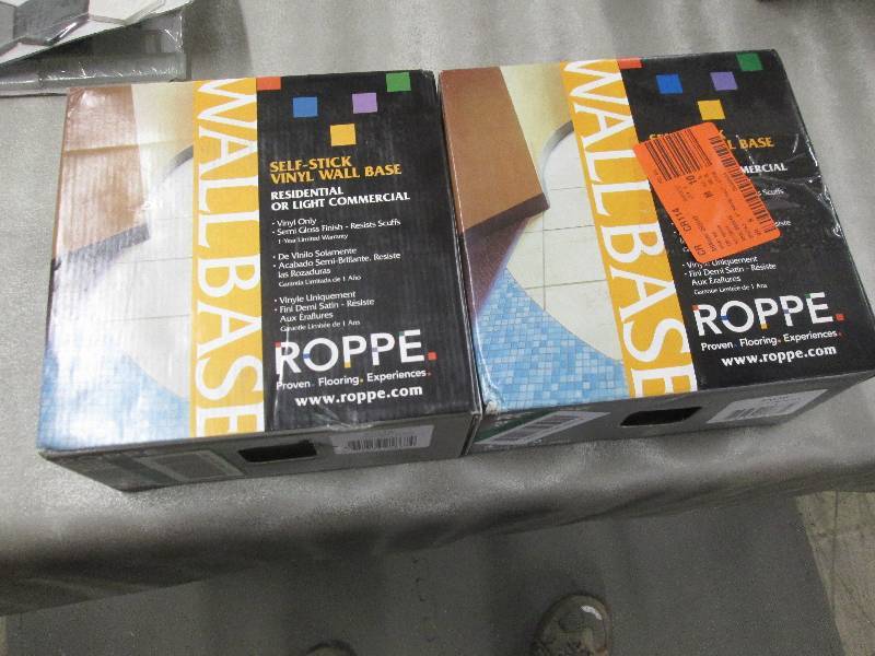 Lot of 2 Roppe Vinyl Self Stick Wal...