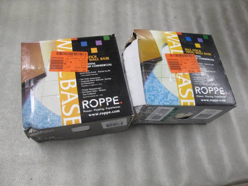 Lot of 2 Roppe Vinyl Self Stick Wal...