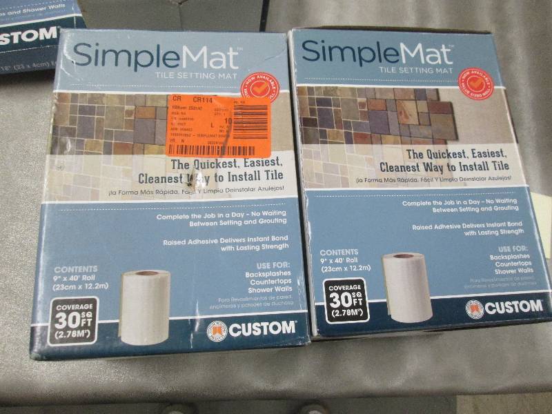 Lot of 2 Custom Building Products S...