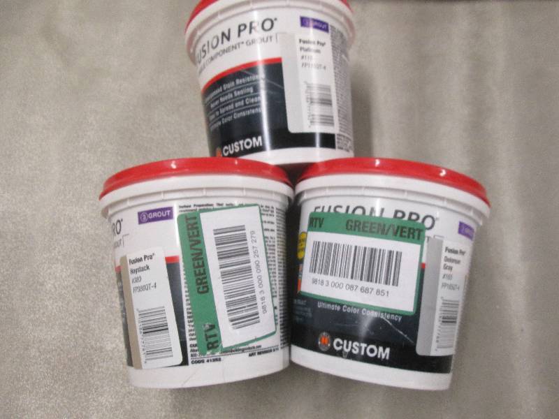 Lot of 3 Custom Building Products F...