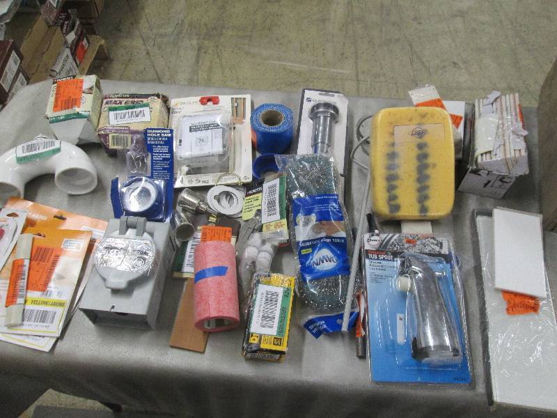 30 Outlet Box, Tub Spout, Misc item...