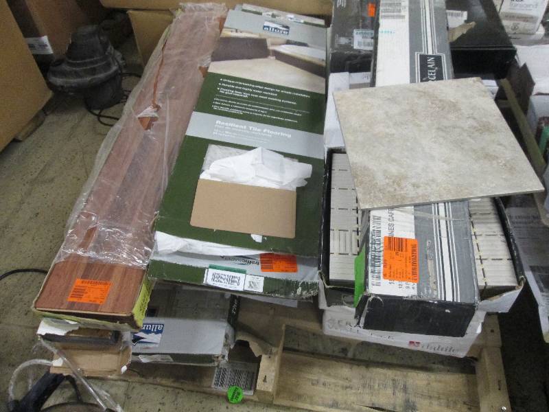 Pallet of Assorted Tile & Laminate ...
