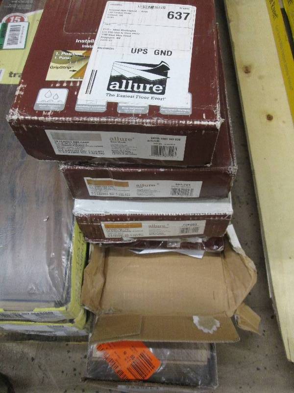 Lot of 7 Cases of Assorted Laminate...