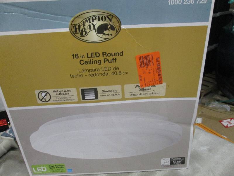 Hampton Bay 16 in 1 Light Bright Wh...