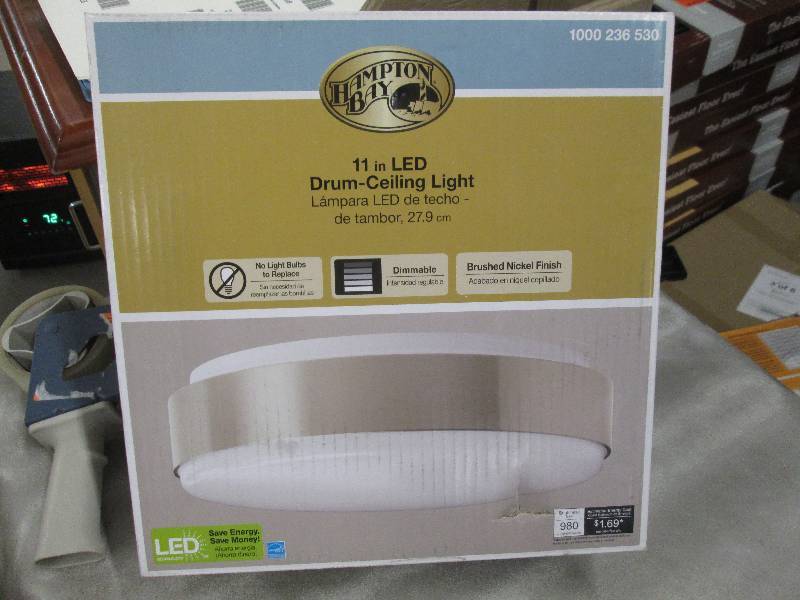 Hampton Bay 11 inch Brushed Nickel ...