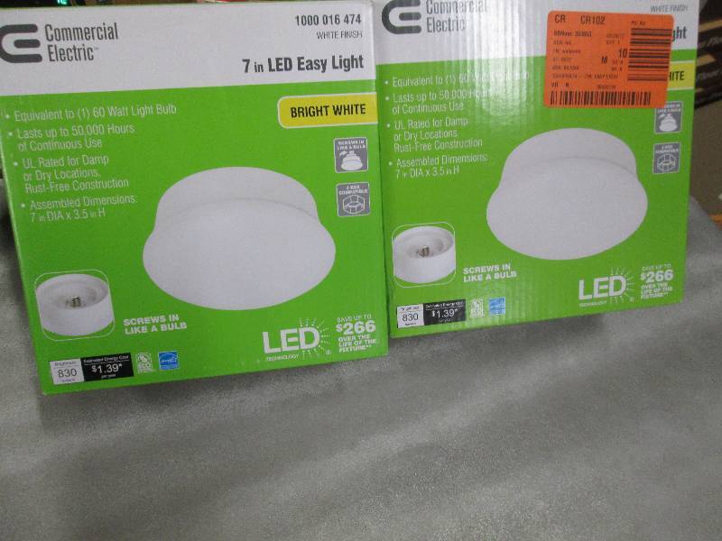 Lot of 2 Commercial Electric 7 inch...