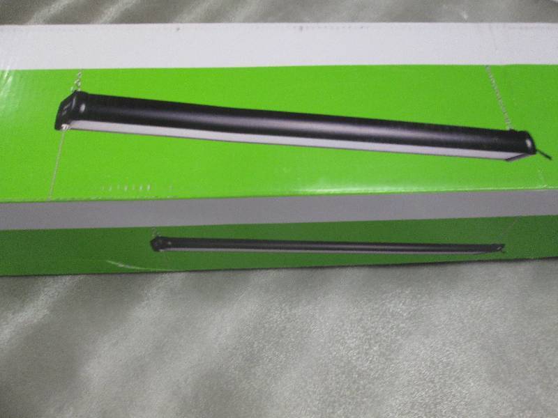 Commercial Electric 3 ft LED Black ...