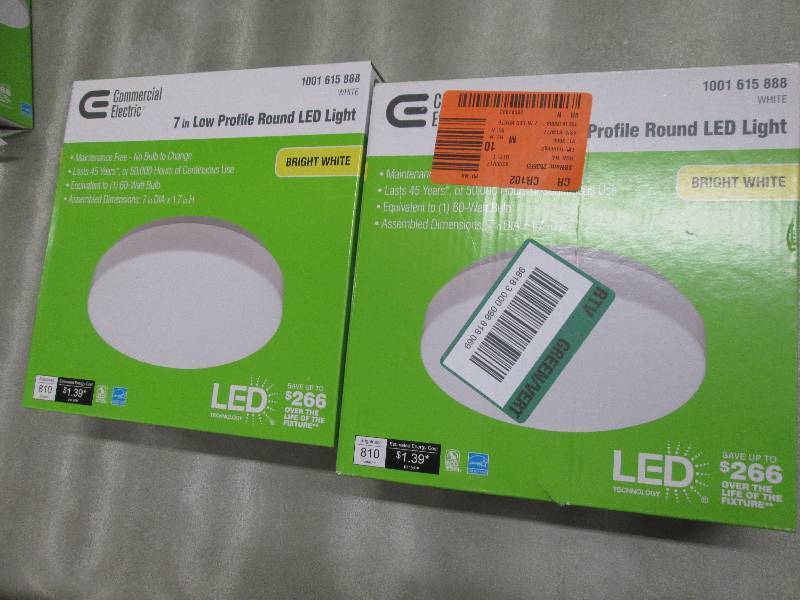 Lot of 2 Commercial Electric 7 inch...