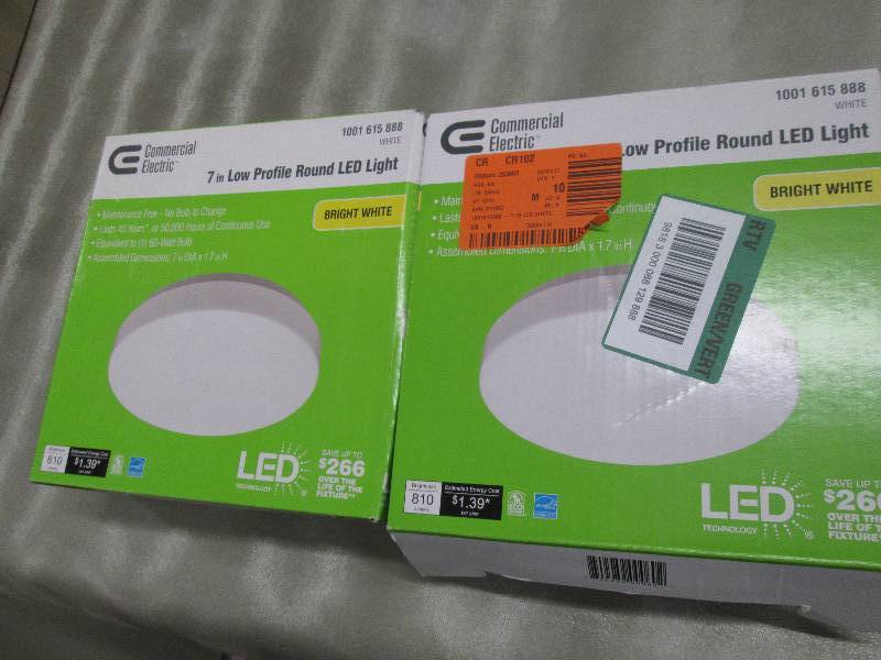 Lot of 2 Commercial Electric 7 inch...