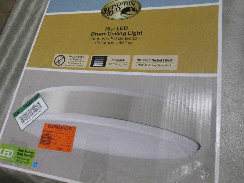 Hampton Bay 15 inch  Brushed Nickel...